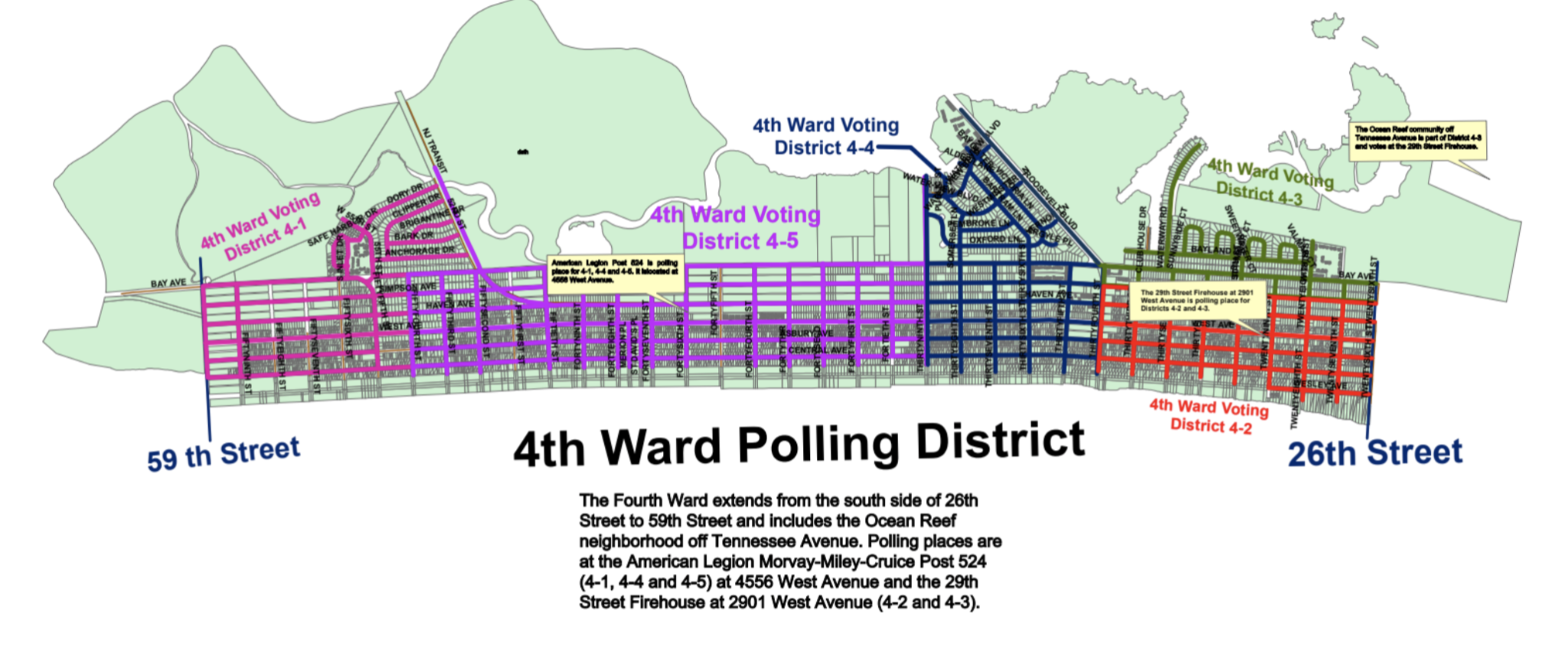 New Polling Place Added in Ocean City’s Fourth Ward